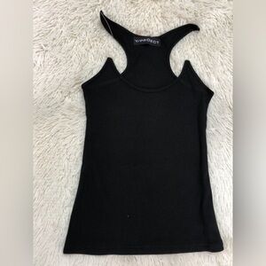 Y/Project Sleek Black Tank Top